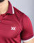 Premium maroon fitted polo