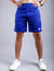 Blue fitted cortenic shorts