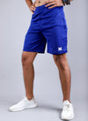 Blue fitted cortenic shorts